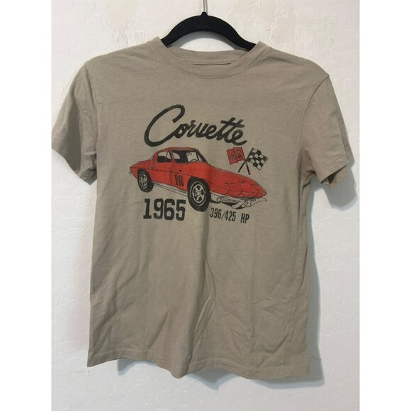 GM Licensed Boys 1965 Corvette T Shirt SS Sz Boys Small - Picture 1 of 4